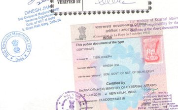 SDM APOSTILLE